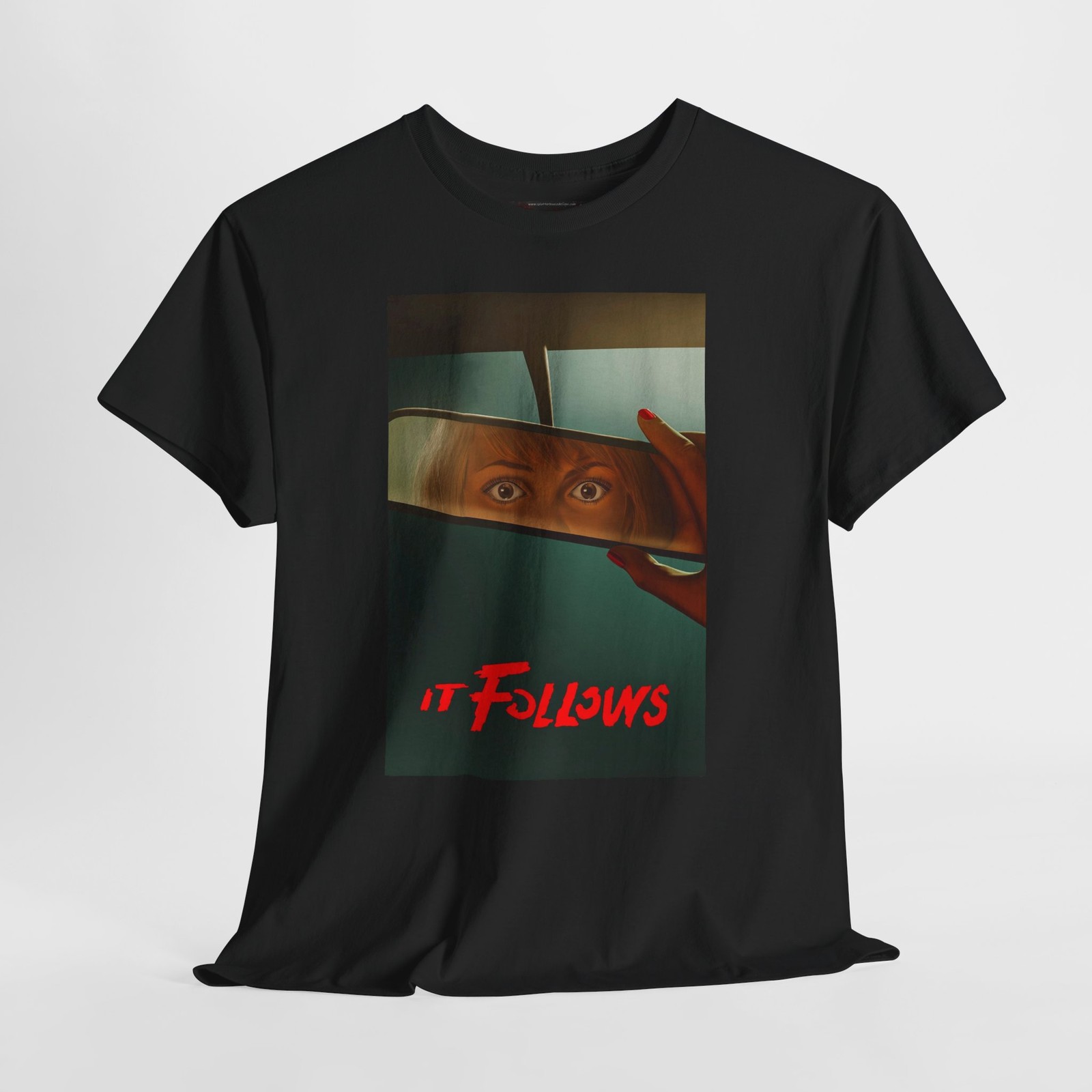 It Follows 2015 Retro Movie Poster Horror Unisex Graphic T-Shirt gallery