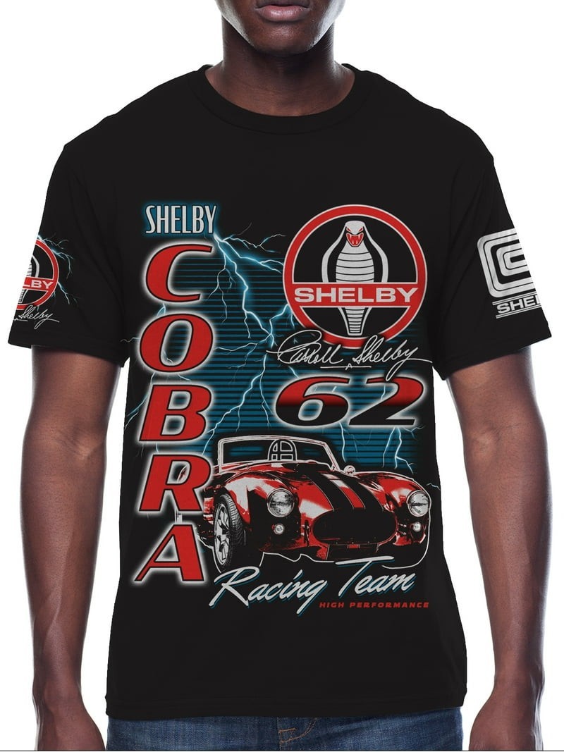 Shelby Cobra CLASSIC MENS Black T-SHIRT. See PICS. gallery
