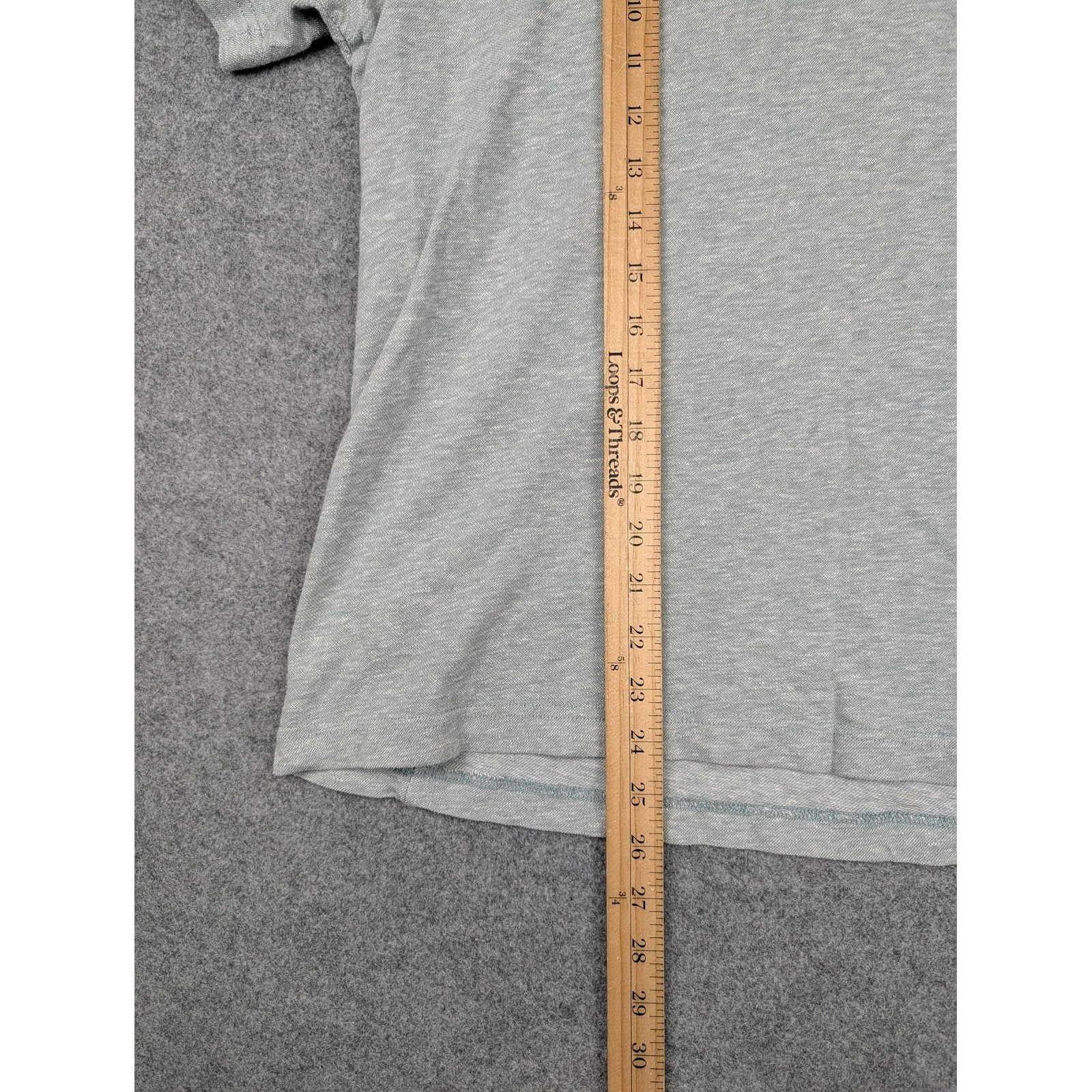 Rodd & Gunn Shirt Mens XL Gray Cotton Linen Crew Neck Short Sleeve Tee gallery