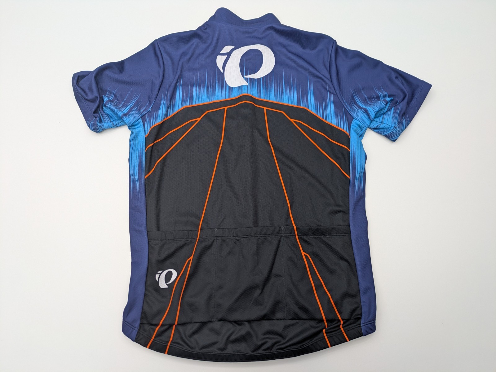 Pearl Izumi Men's SELECT LTD Blue Black Orange Full Zip Cycling Jersey Medium gallery