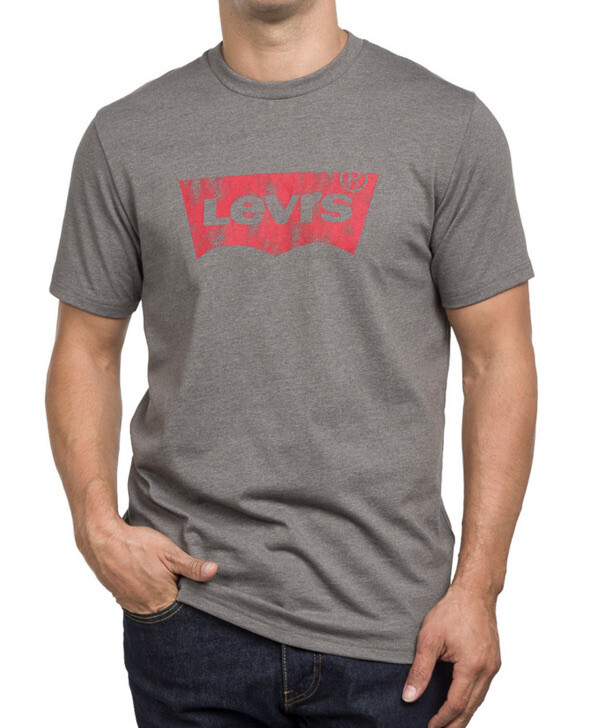 Levi's T Shirt Tee Levi Strauss Graphic Lt Grey Tee Size Large NEW gallery