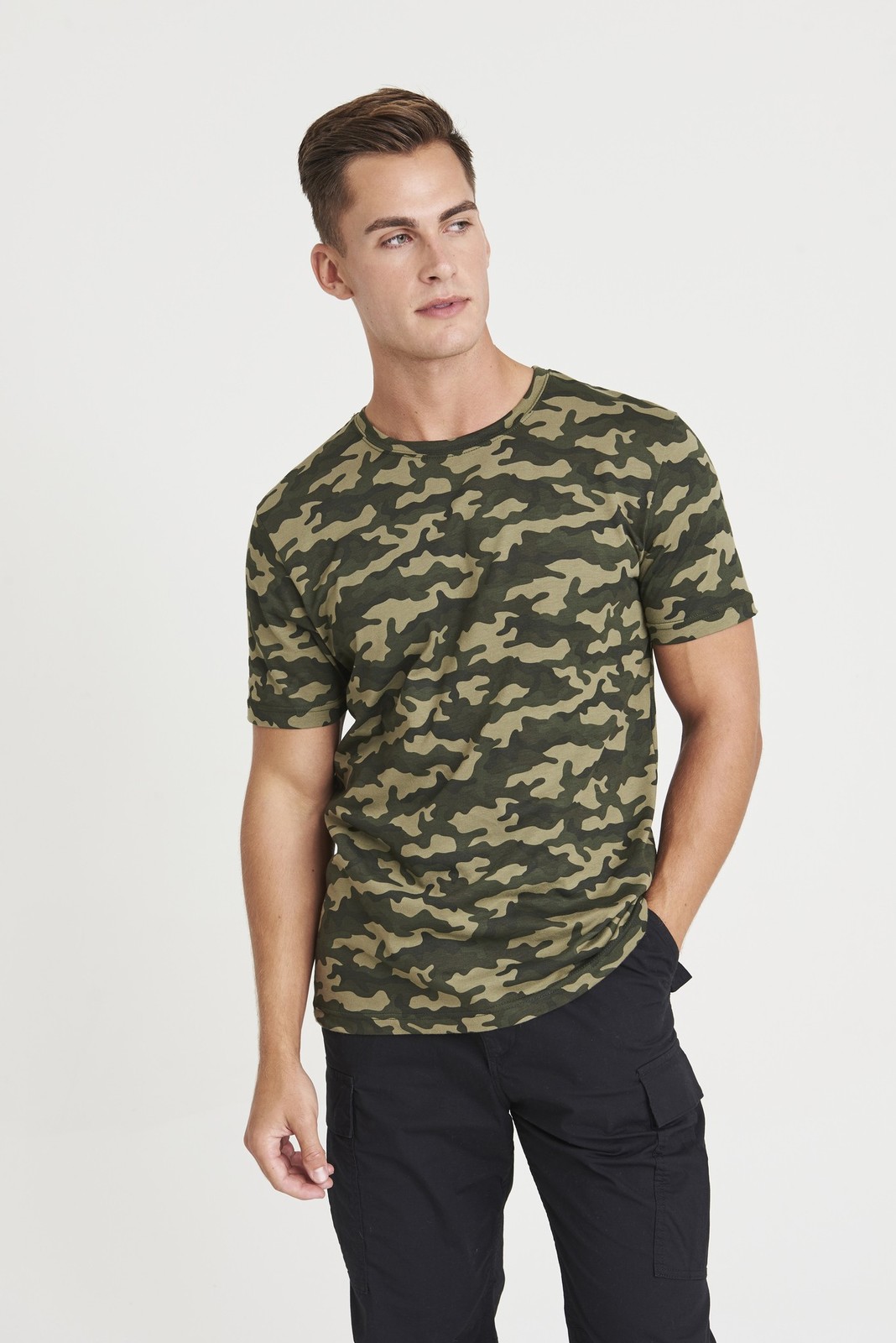 AWDis Just T's Camo T - Modern stylish T, All-over camo print gallery
