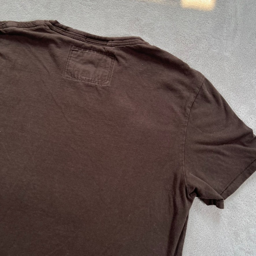 American Eagle T-Shirt Men's Size Large Brown Classic Fit 1977 Graphic Print Y2K gallery