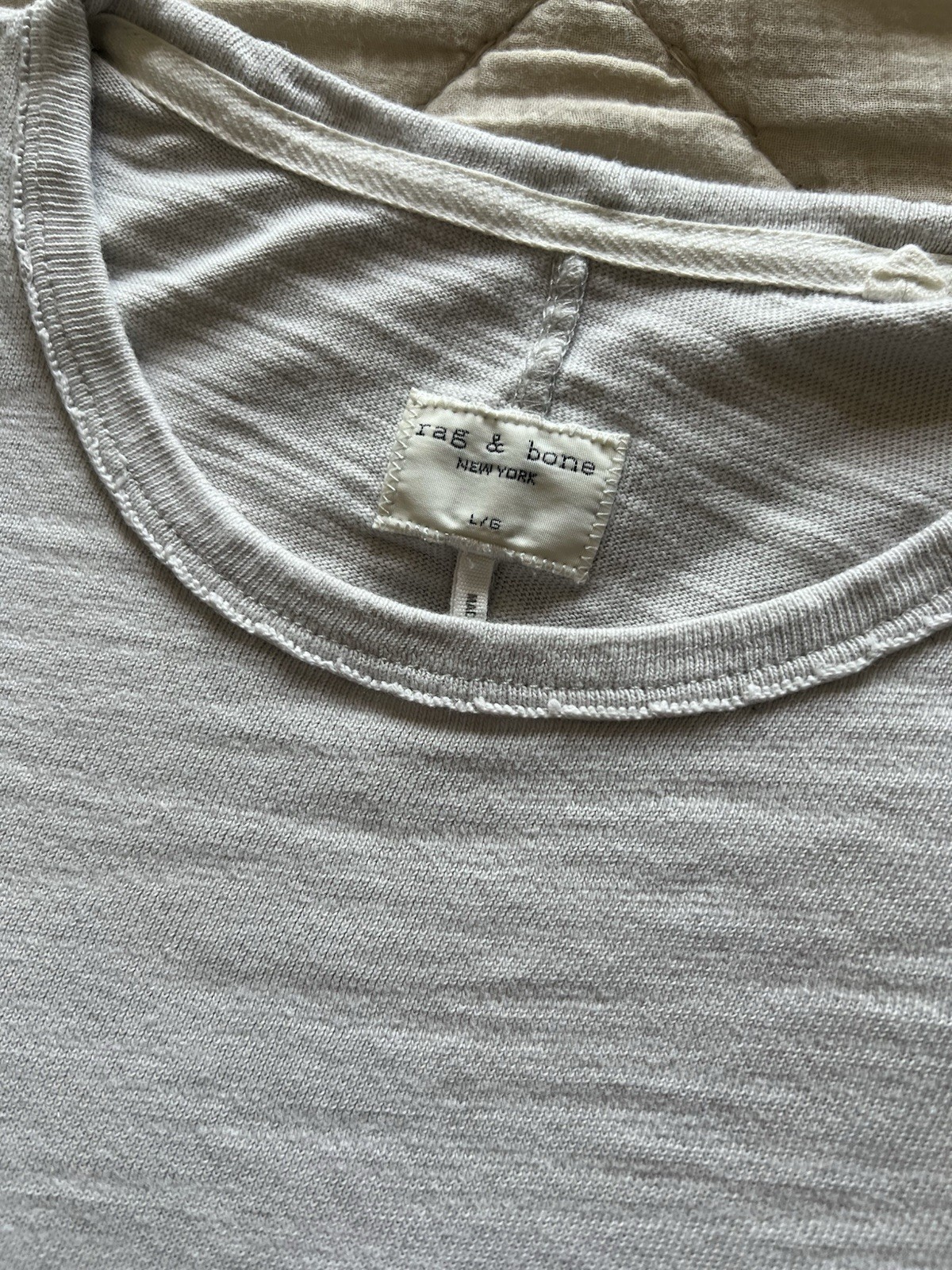 Rag & Bone Men's Short Sleeve T Shirts Grey And Light Grey Rick Grimes Season 5 gallery