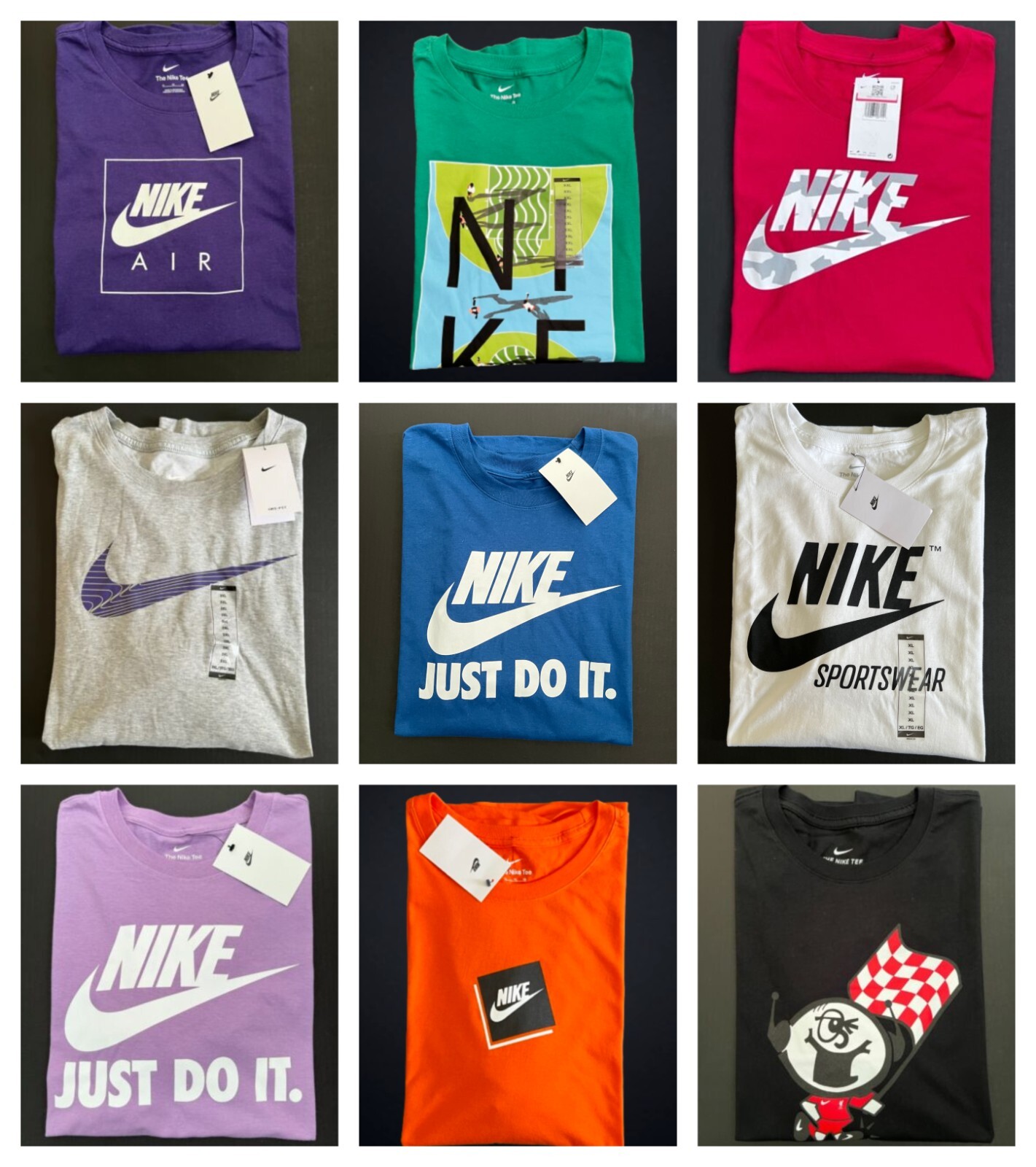 🔥 NWT Nike T-shirt Men's Short Sleeve Logo Swoosh Just Do It Sz M - 3XL 🔥 gallery