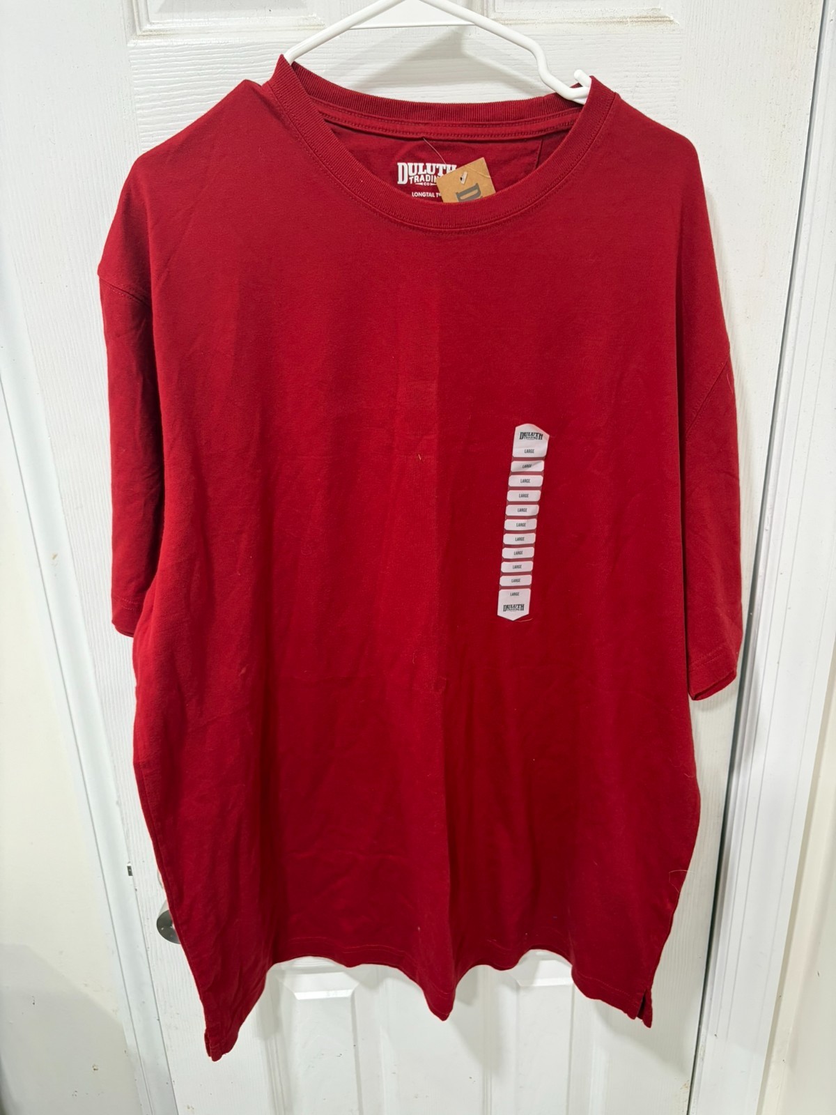 Duluth – Men’s – Longtail Tee – Large – NEW – Red