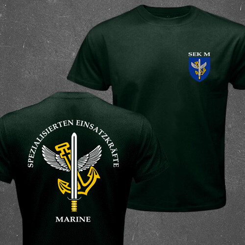 German Navy Marine Naval Special Deployment Force SEK M KSM Frogmen T-shirt gallery