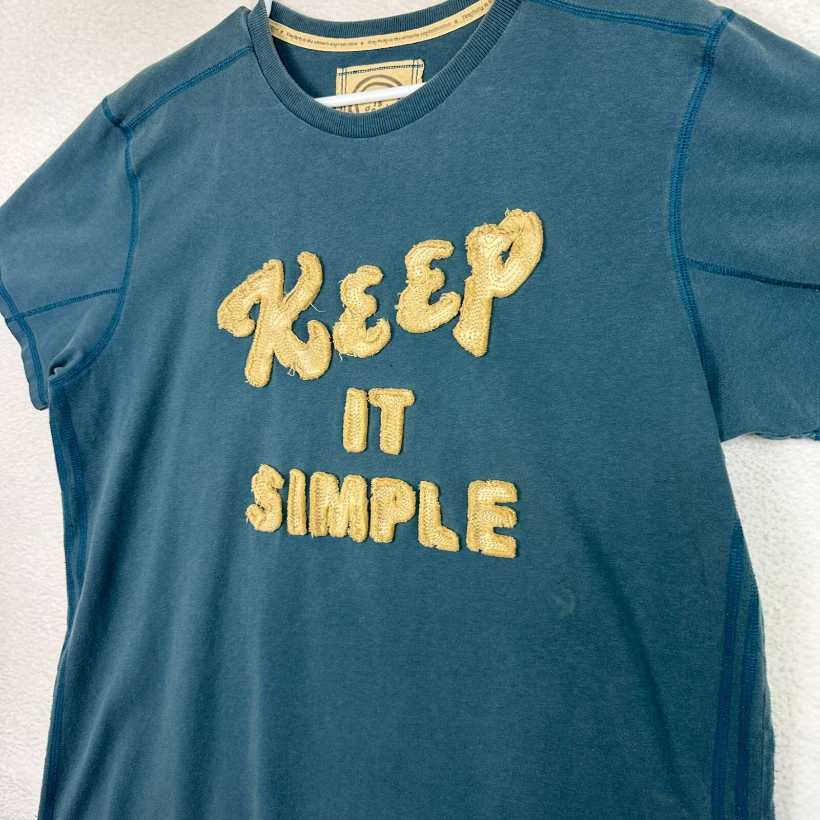 Life is Good T Shirt Adult Size Large Short Sleeve 'Keep it Simple' Semi-Fitted gallery