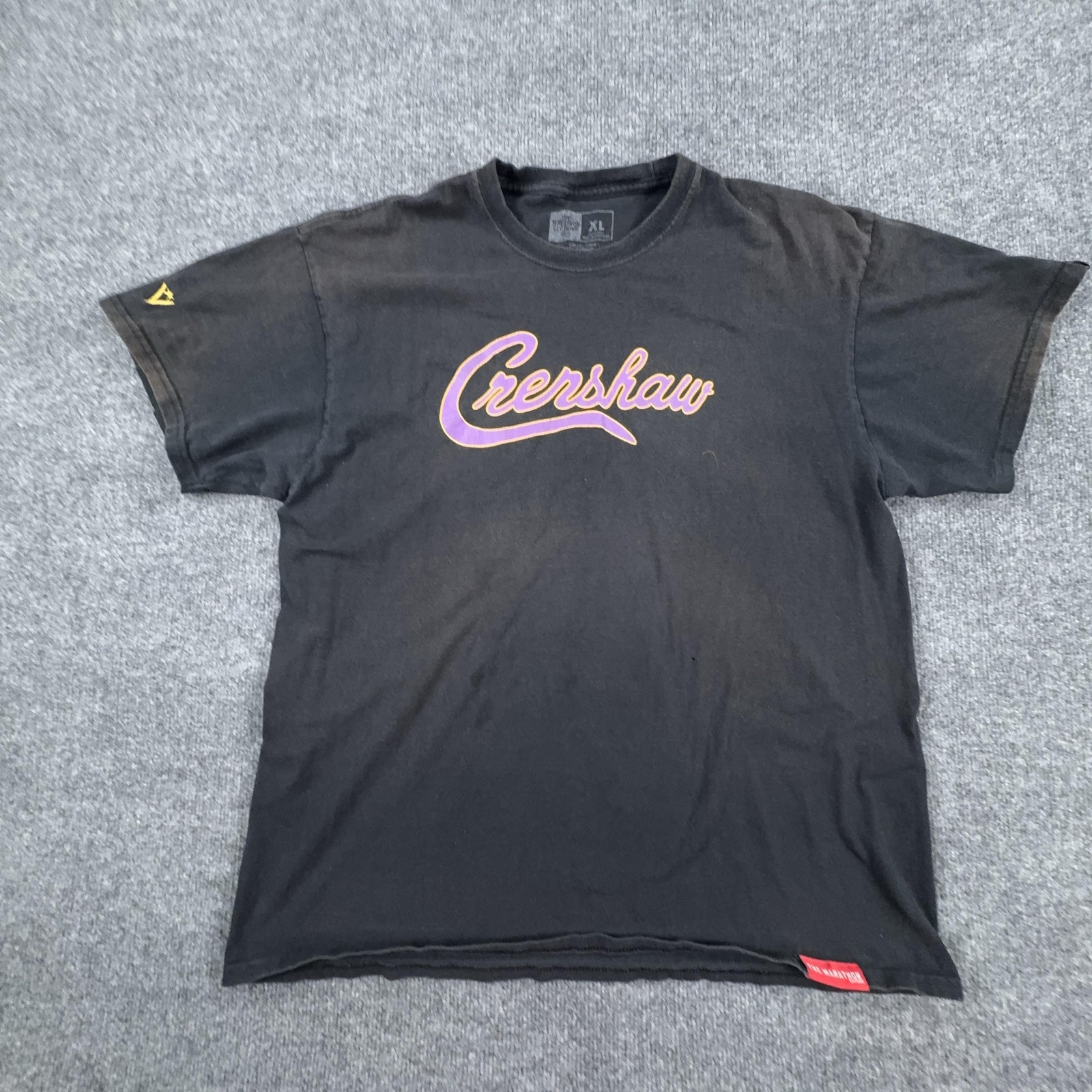 The Marathon Clothing Crenshaw Shirt Mens XL 2020 Champions Purple Gold Tee