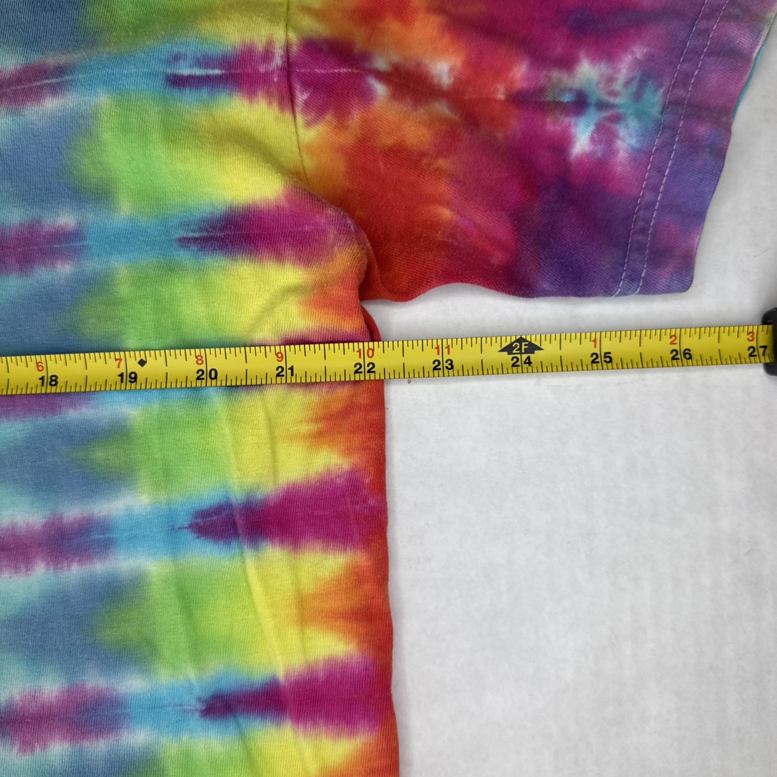 Gildan Hammer Tie Dye T Shirt XL Rainbow Pattern Short Sleeve Cotton gallery
