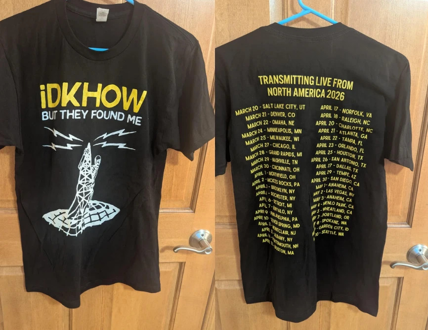 I Dont Know How But They Found Me North American Tour 2026 T-Shirt gallery