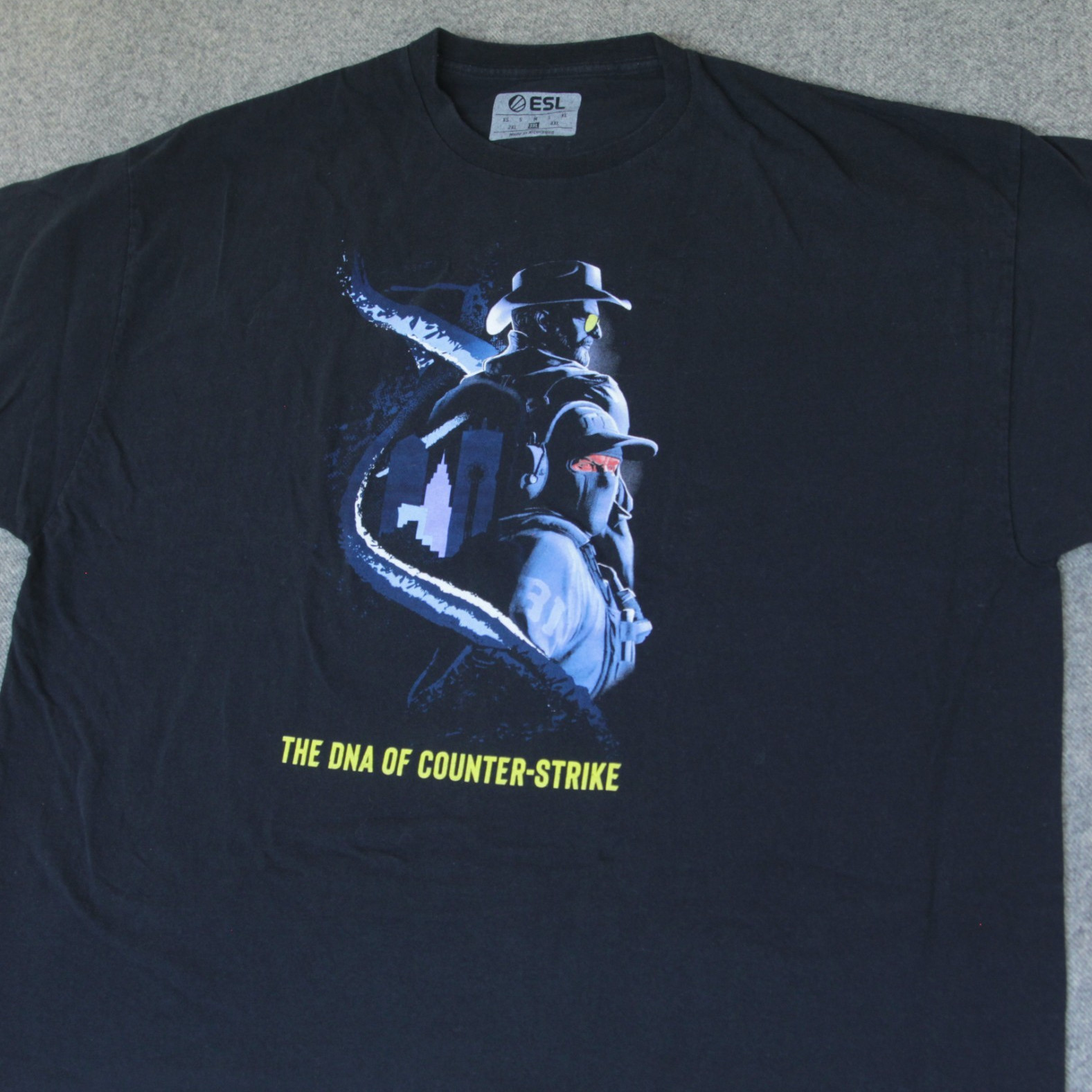 Counter-Strike DNA T Shirt 3XL ESL IEM Dallas TX 2023 CS:GO eSports Tournament