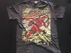 Batman & The Flash Just Passing Through T Shirt Lot Mens M Licensed DC Comics