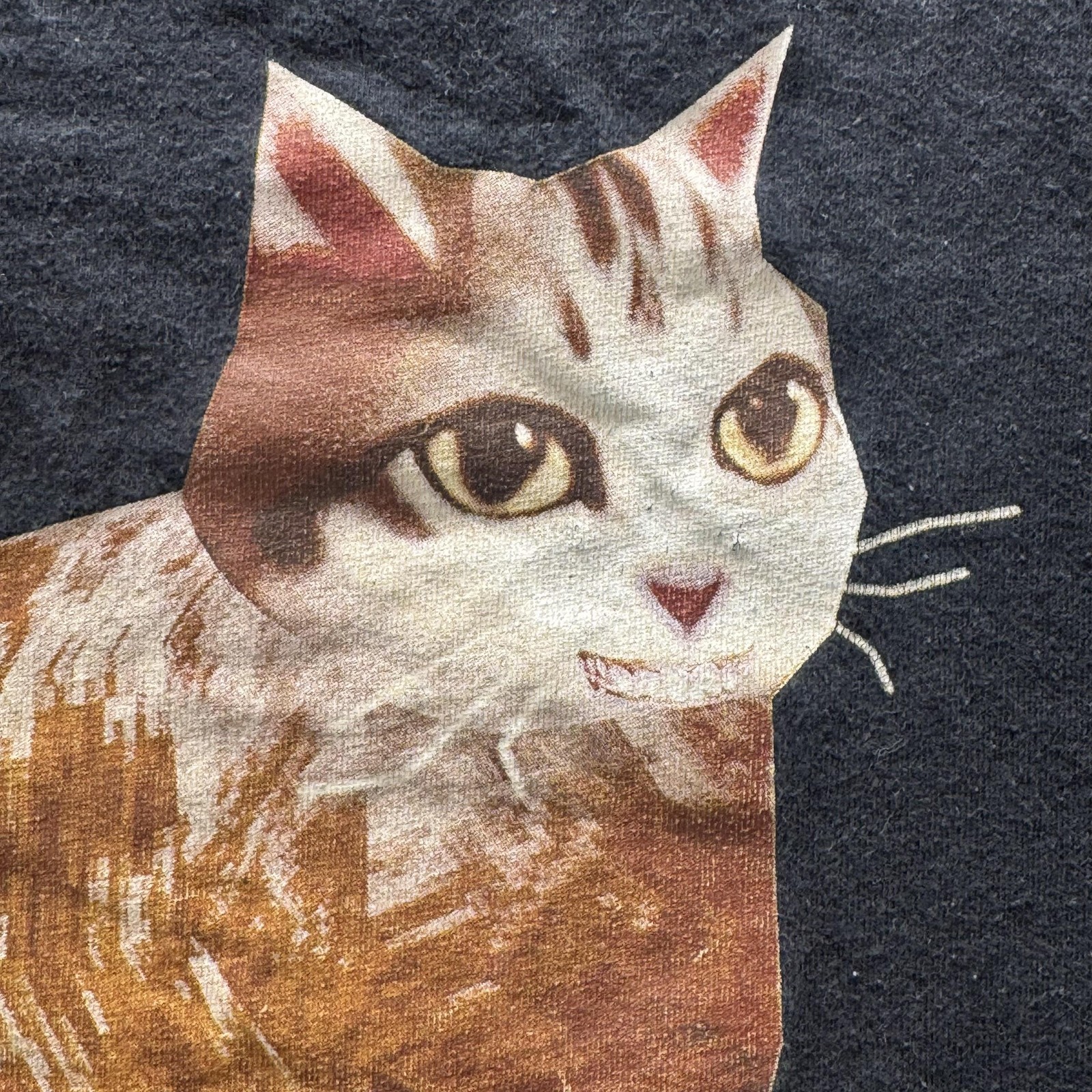 Goodie Two Sleeves Shirt Mens XL Black Cat Graphic Tee Tagless Casual Animal gallery