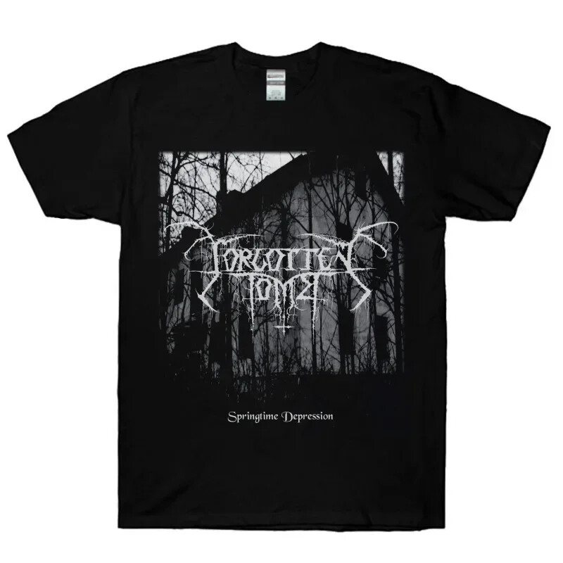 Forgotten Tomb Springtime Depression Black T-Shirt Fullsize S-5XL gallery