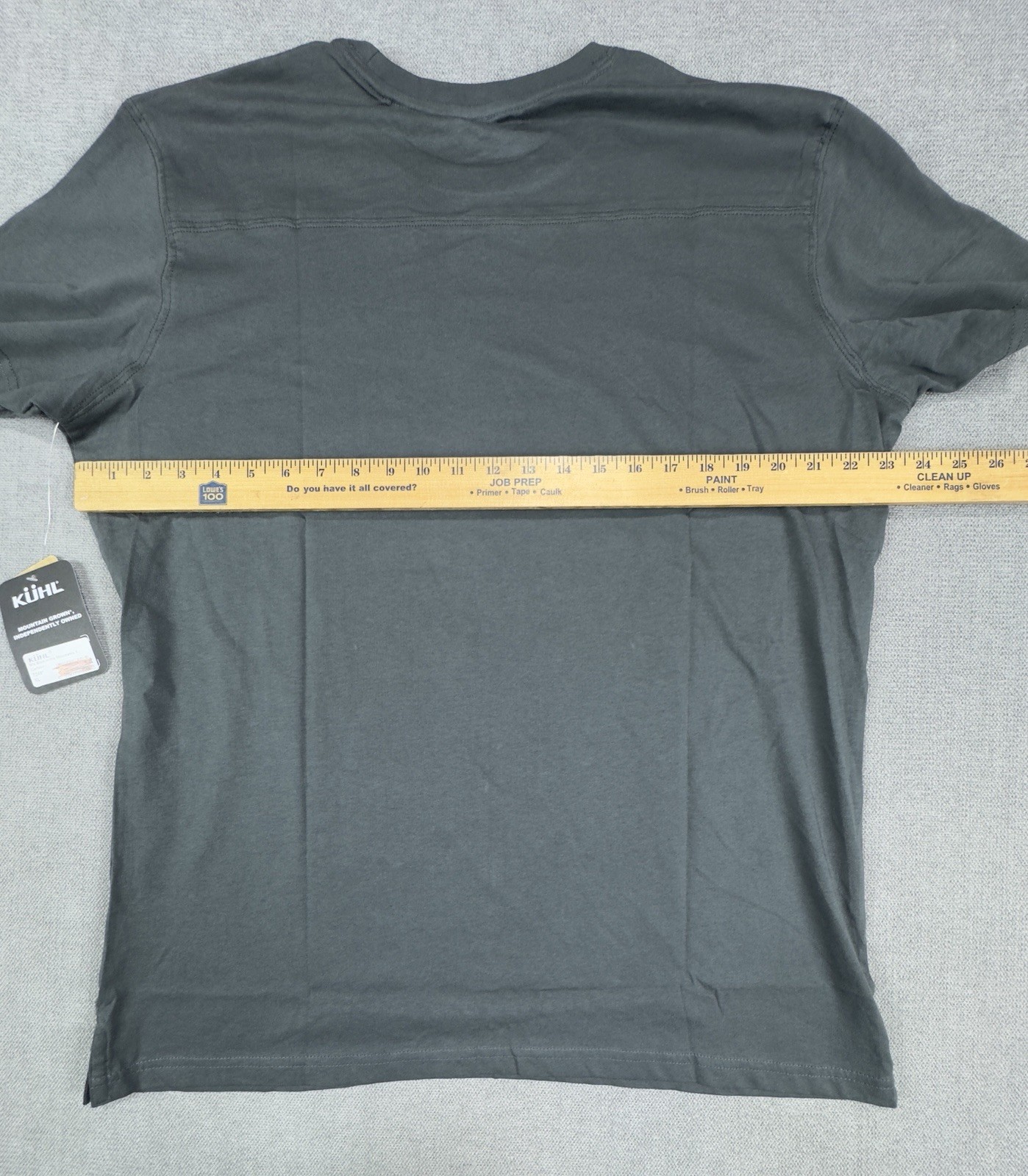Kuhl Shirt Men Extra Large Cotton Gray Hiking Trek Mountain Logo New gallery