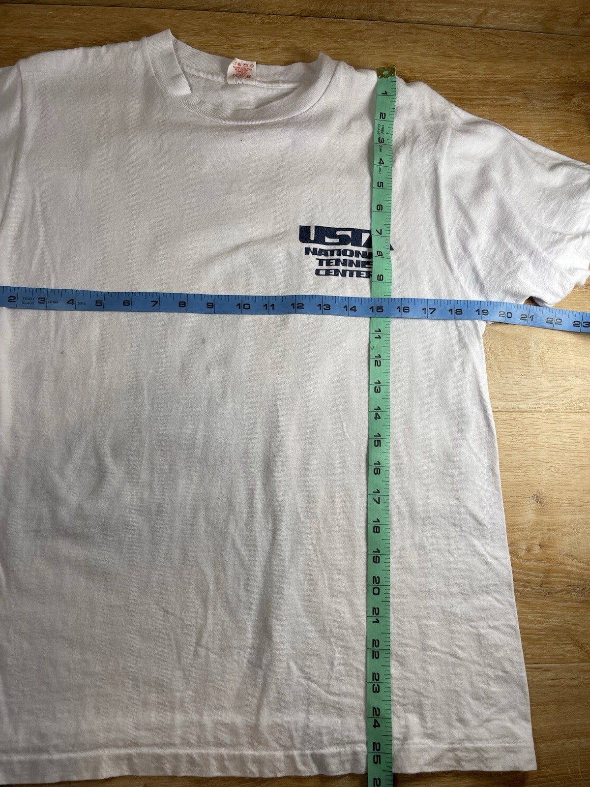 Vintage Single Stitch USPTA Tennis T Shirt As Is Lrg gallery