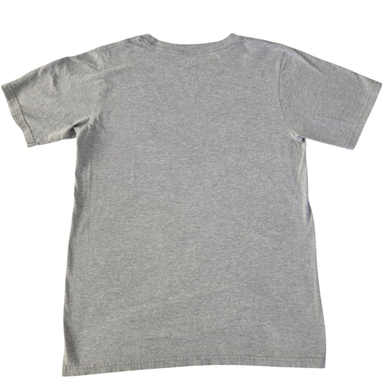 Adidas Heather Gray Badge of Sport Graphic T‑Shirt Athletic Logo Tee Size Small gallery