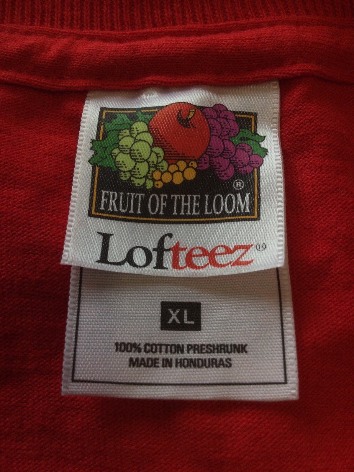 Sun-Maid Raisins (Logo) - Red Shirt - XL - Fruit Of The Loom gallery