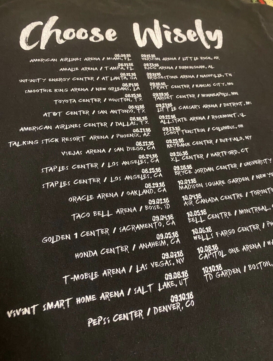 Dreamville Choose Wisely J Cole KOD Tour T Shirt Size Medium As A gallery