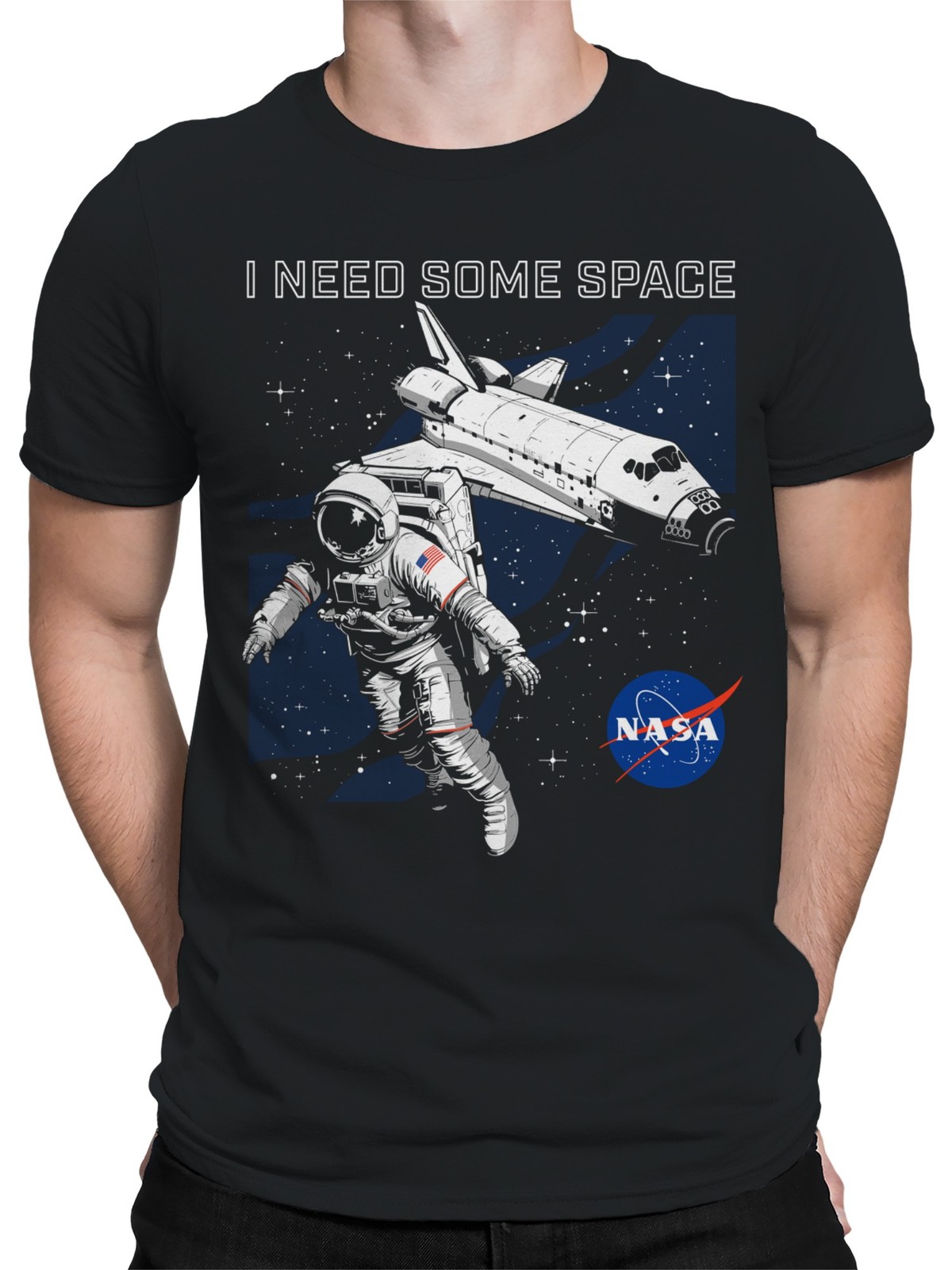 Officially Licensed Nasa I Need Some Space - Astronaut Men's T-shirt gallery