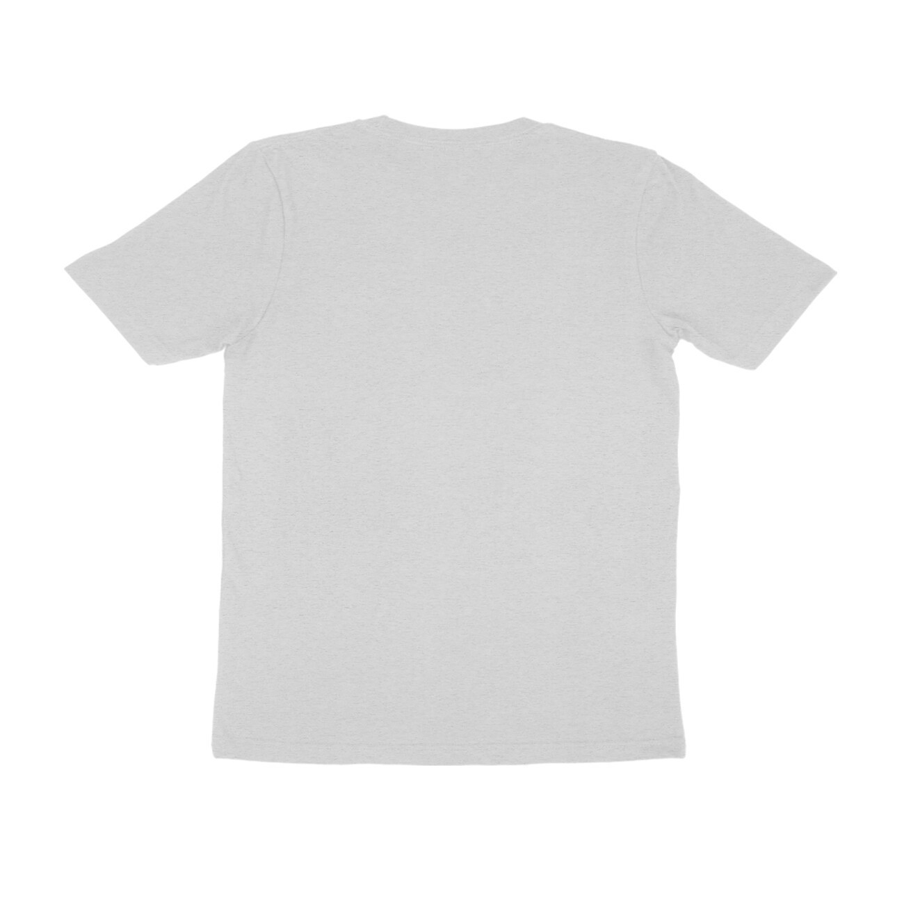 Round Neck Melange Grey Color Mix Size Half Sleeve Casual Wear T shirt For Men gallery