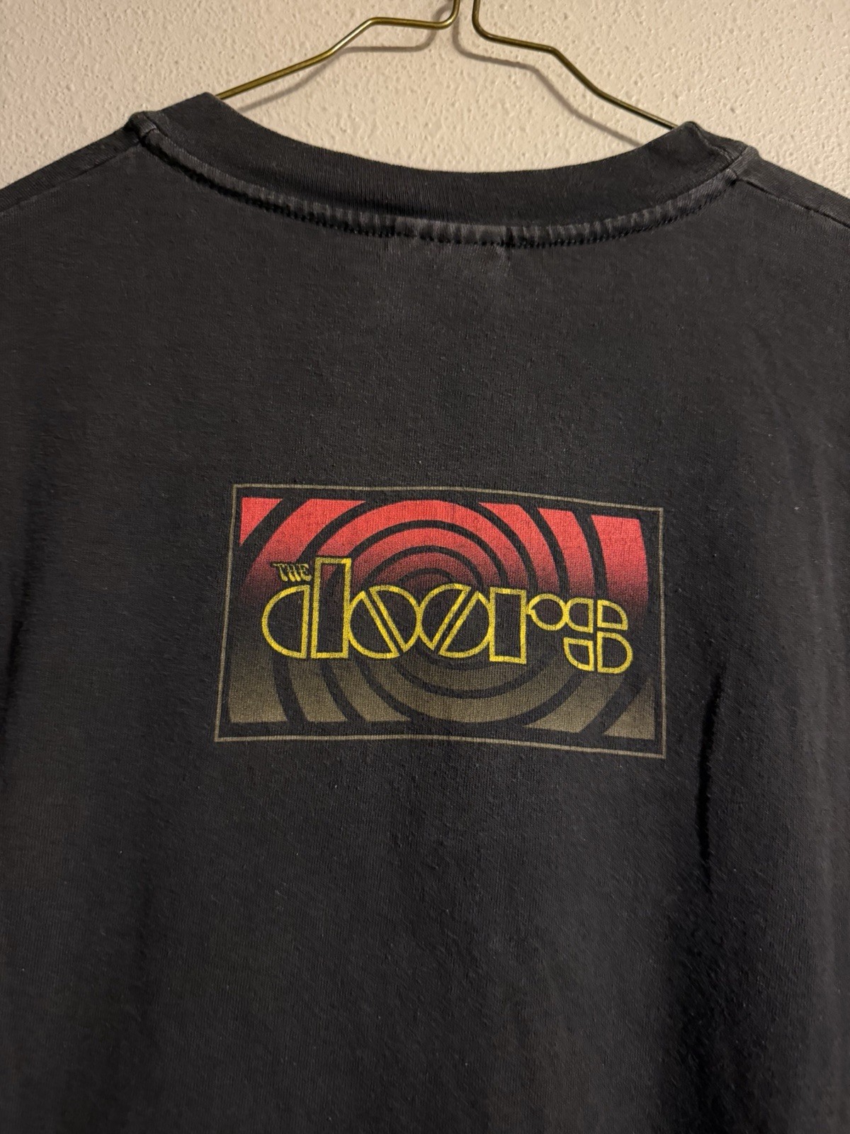 Vintage 90s 1998 Jim Morrison The Doors Black Graphic Band T Shirt Stedman XL gallery