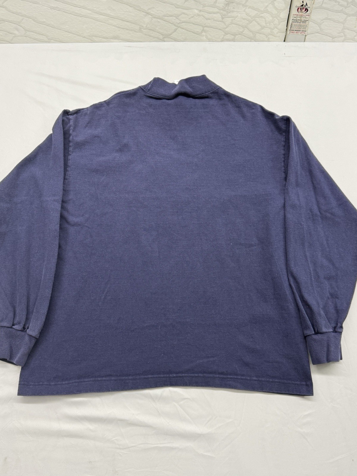 Vintage 90S ski Brian Head Utah resort Mock Neck Long Sleeve Shirt Men’s L Made gallery