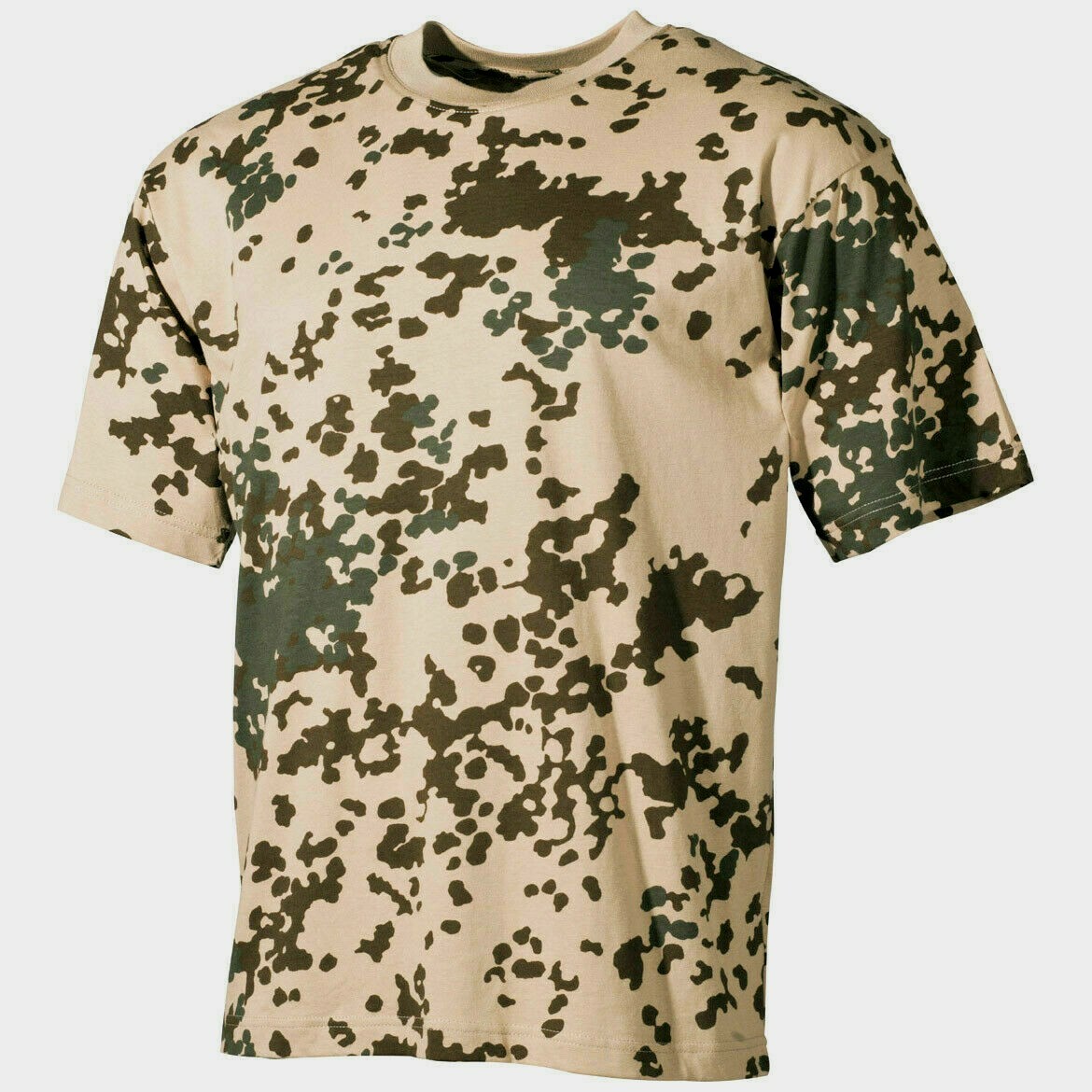 German Tropentarn Camouflage T-Shirt Camo Pattern Combat Army Tee 100% Cotton gallery