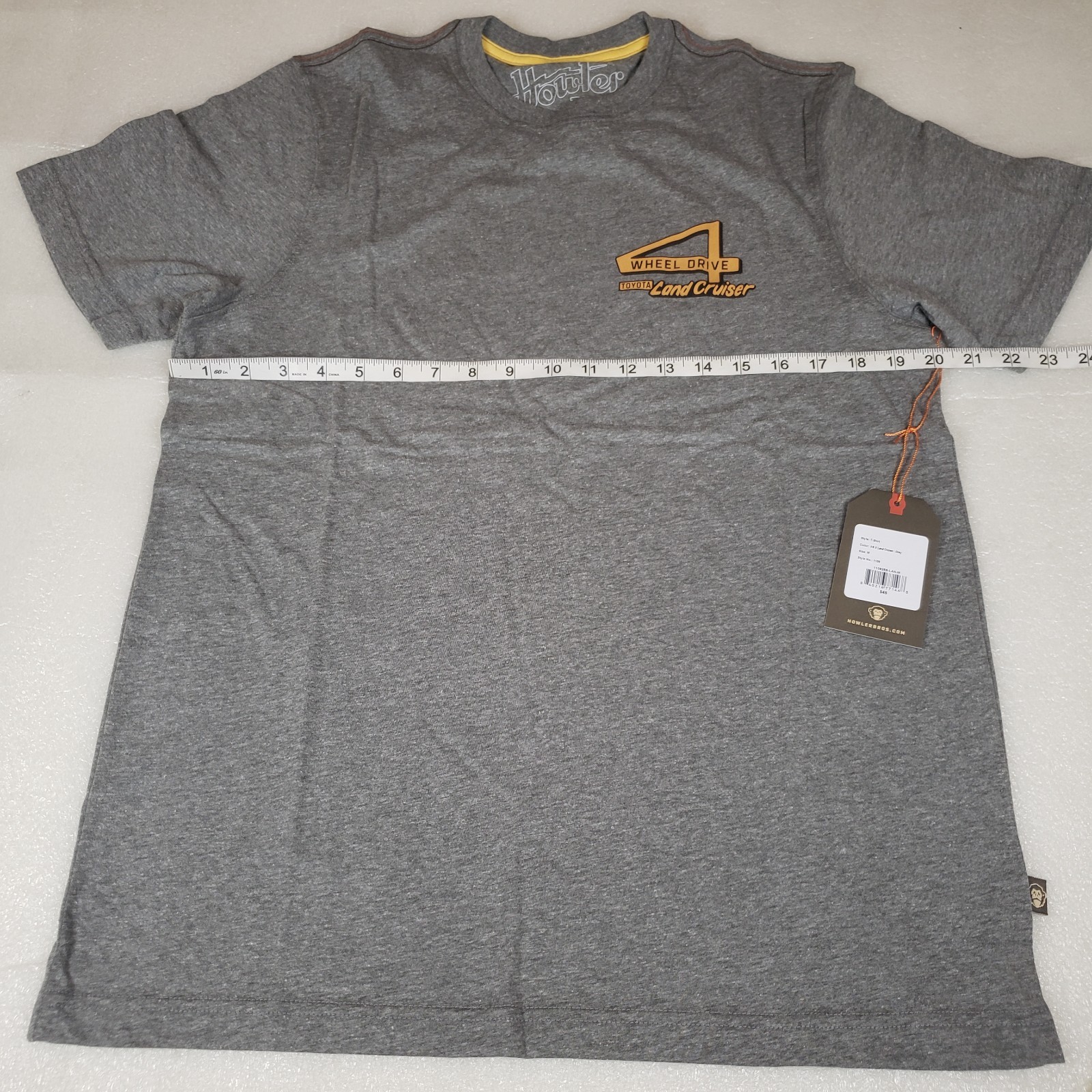 NWT Howler Men's Medium Toyota Land Cruiser T Shirt Gray Limited Edition Hiking gallery