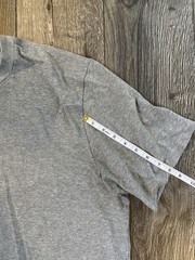 Aimé Leon Dore Men’s Gray Solid Crew Neck Short Sleeve T-Shirt, Size XL