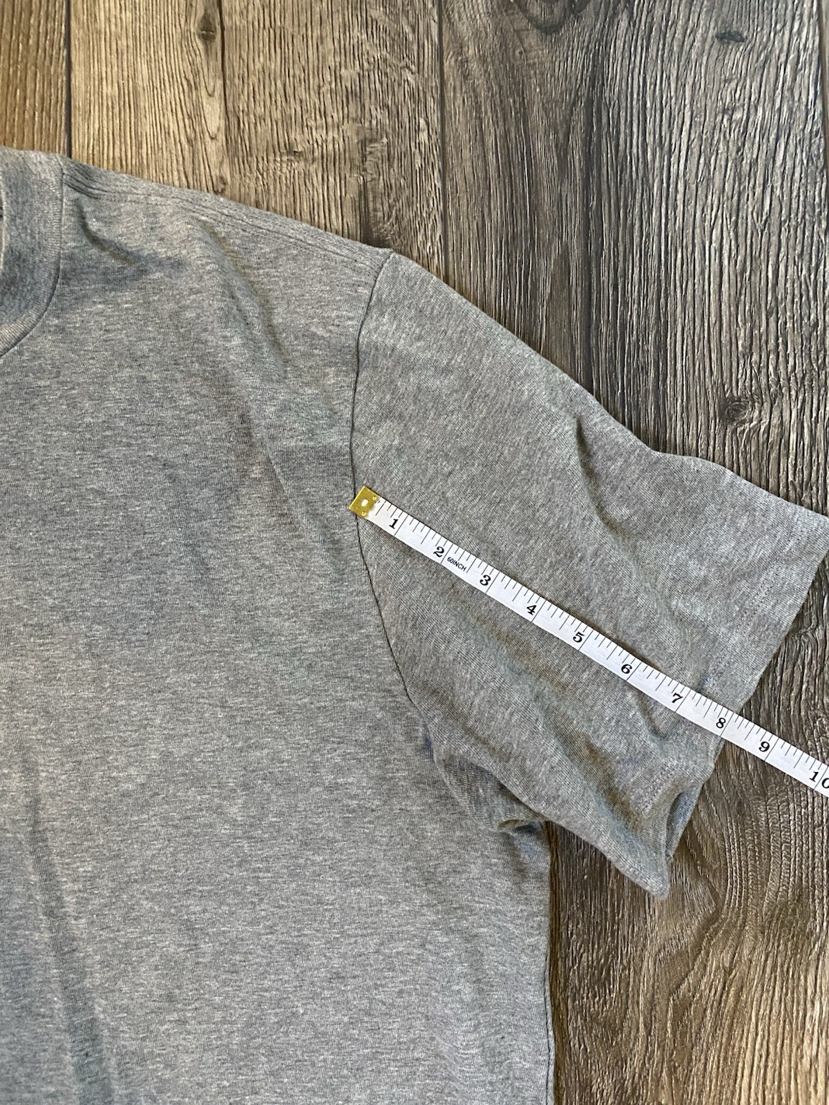 Aimé Leon Dore Men's Gray Solid Crew Neck Short Sleeve T-Shirt, Size XL gallery