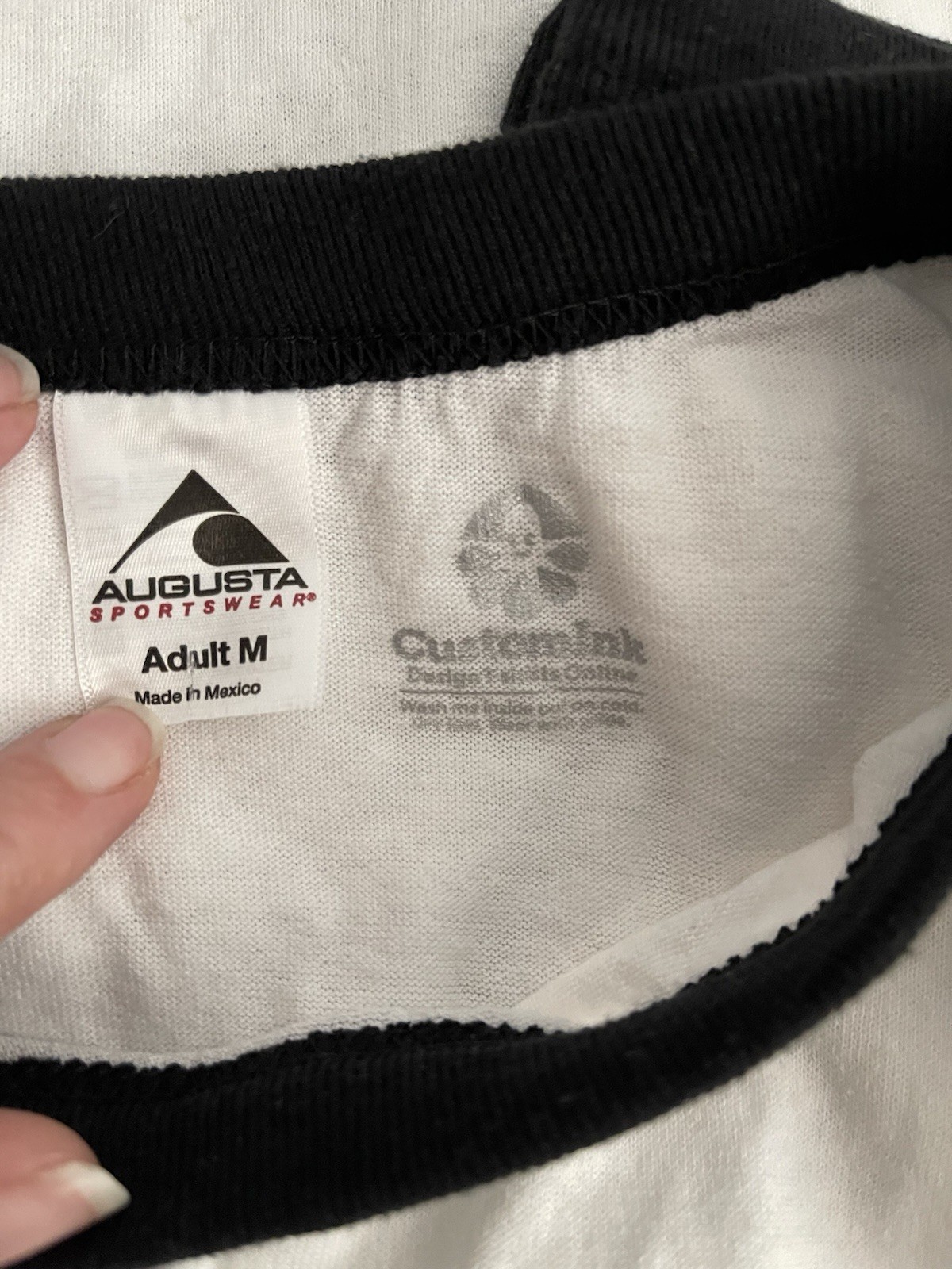 Augusta Sportswear Adult Size M Graphic TEE T-shirt Cotton Blend gallery