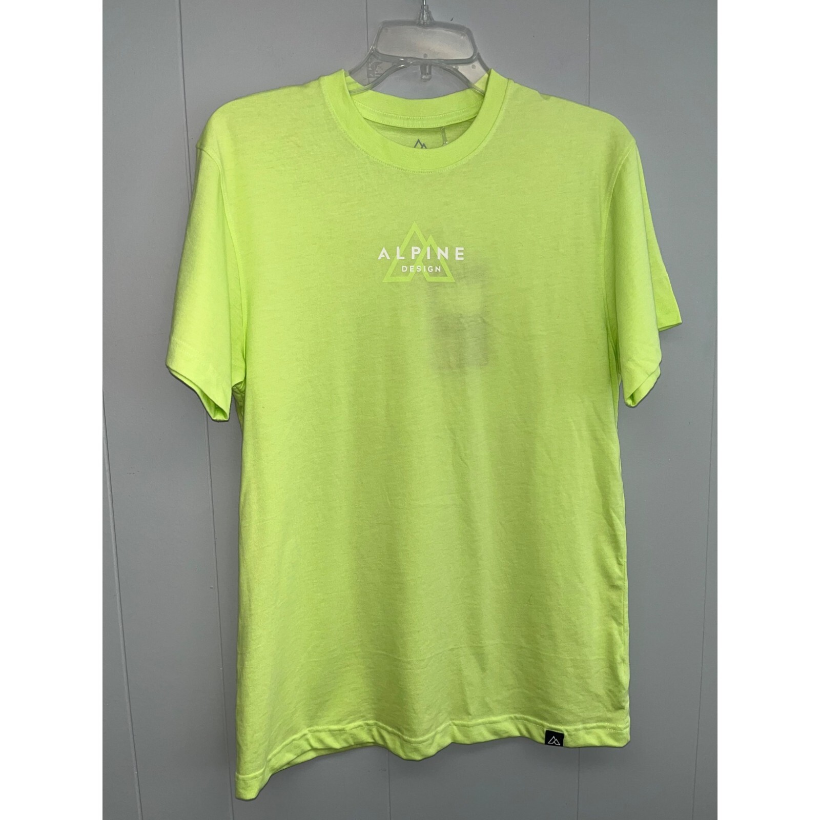 Alpine Design Men's Graphic Tee Lime Green Earth Africa World NWT Large 17008 gallery
