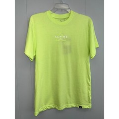 Alpine Design Men’s Graphic Tee Lime Green Earth Africa World NWT Large 17008