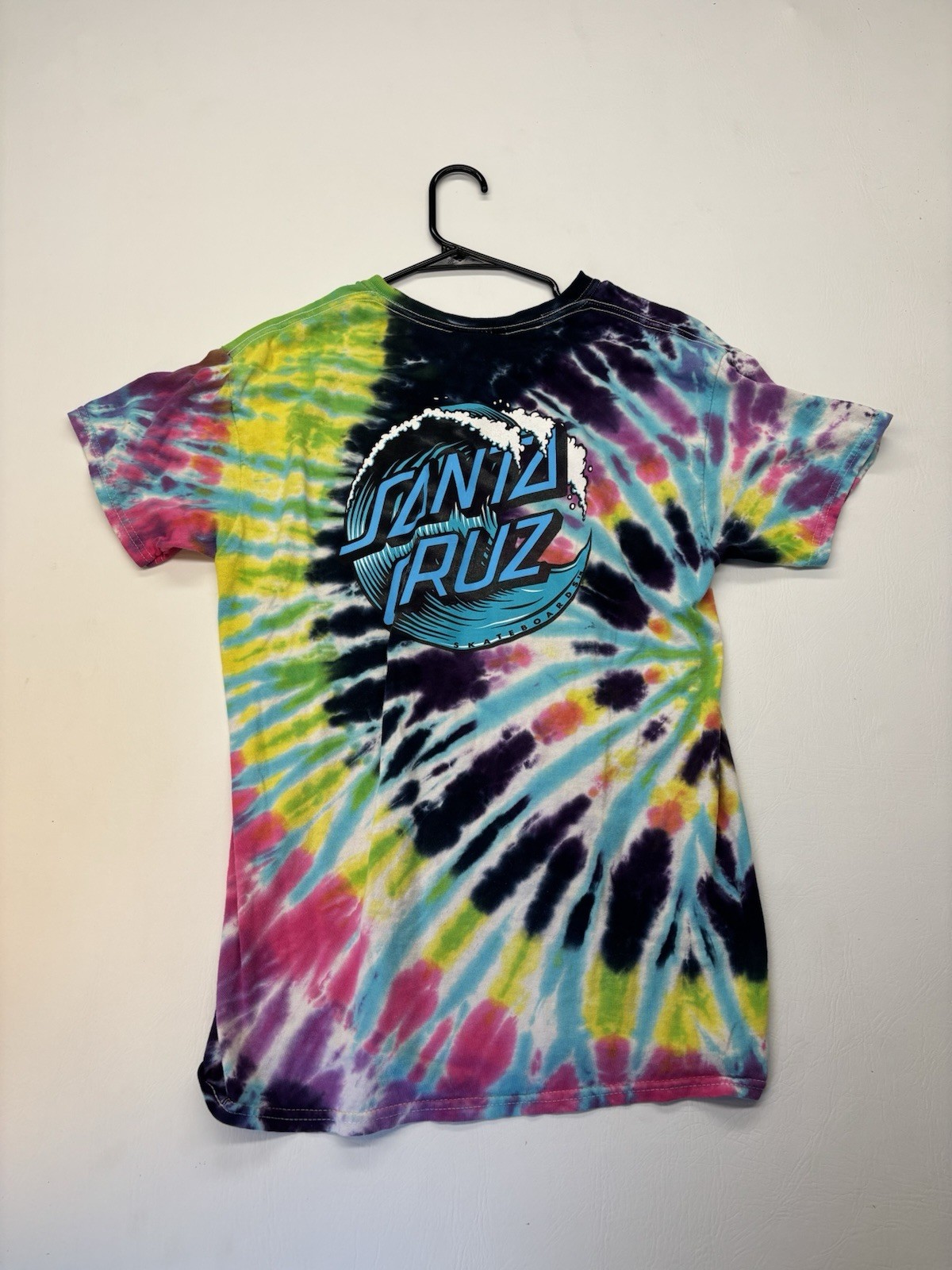 Santa Cruz multicoloured tie-dye t-shirt Men’s Size M gallery