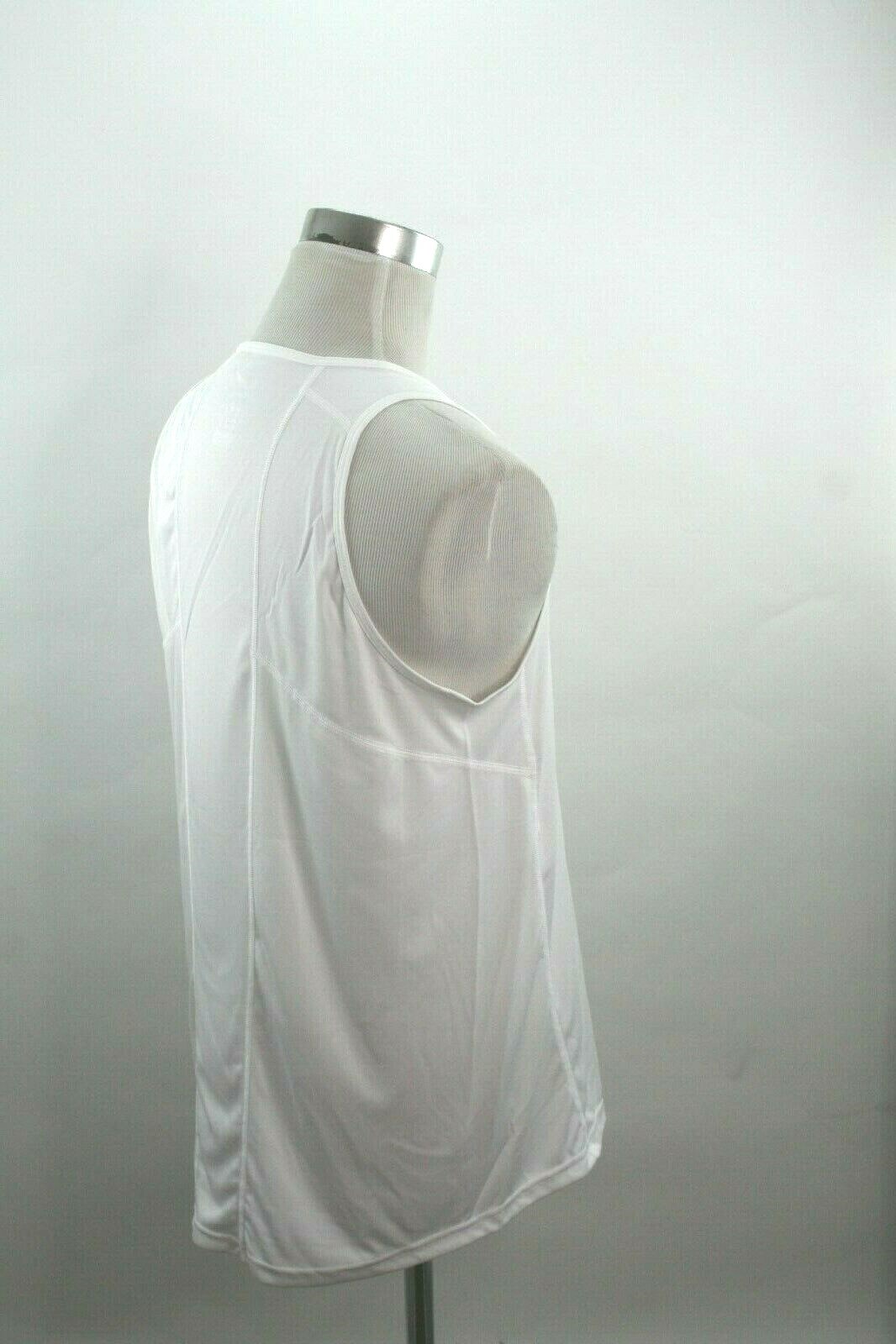 Champion Race Day Running Workout Singlet Mens Activewear White Tank Top ~2XL gallery