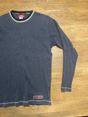 UNIONBAY Shirt, Men’s Size Medium, Green, Long Sleeve, Round Neck, Logo