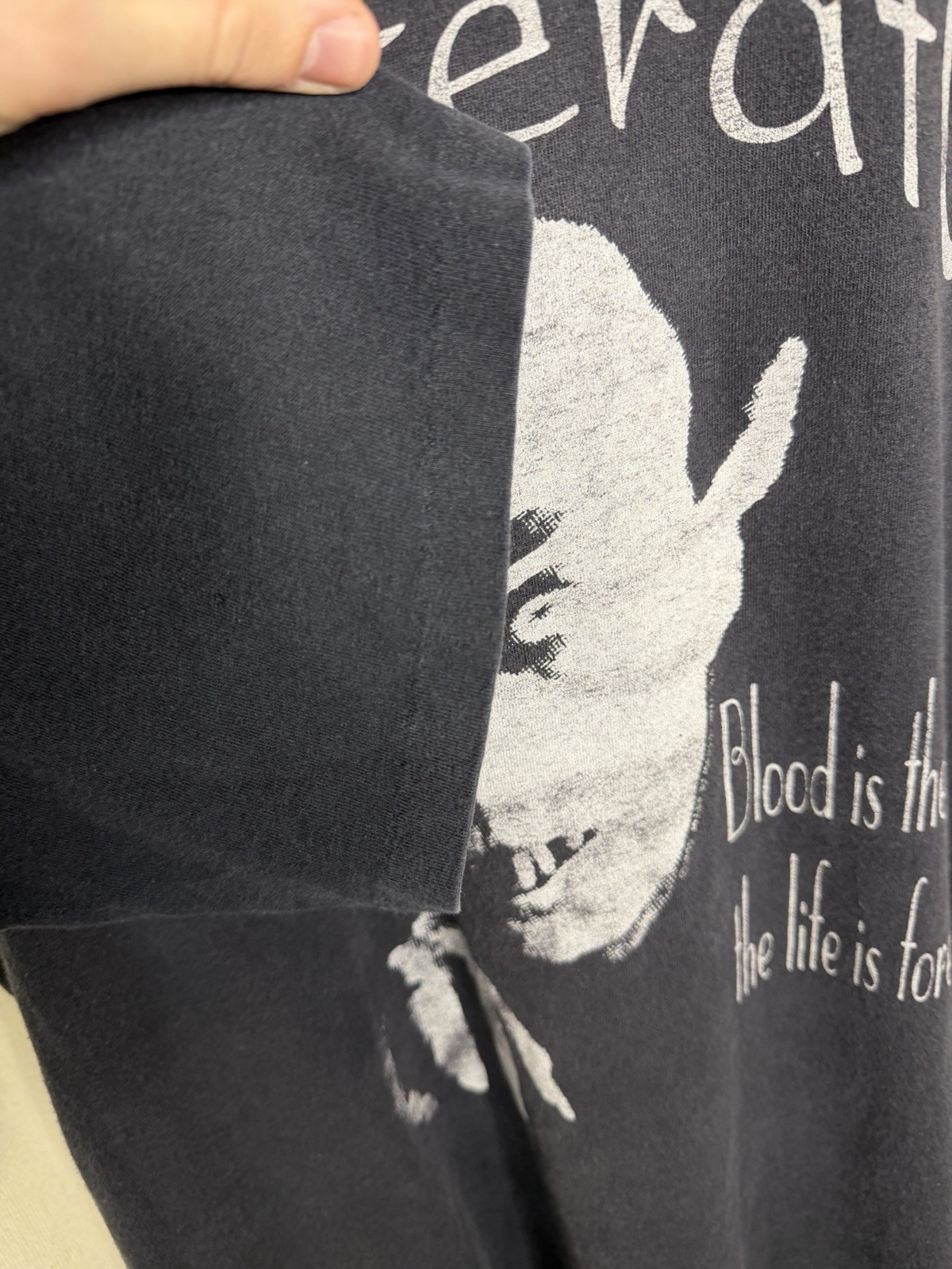 VERY RARE 1995 Nosferatu Blood is the Life Horror Movie T-Shirt - size Large gallery