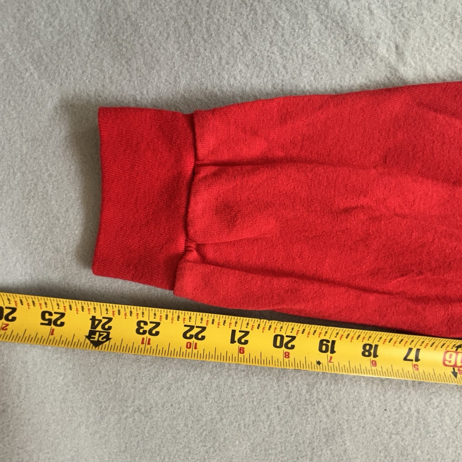 Soffe Long Sleeve Red T-shirt Men’s XL- Crew Neck And Cuffs gallery