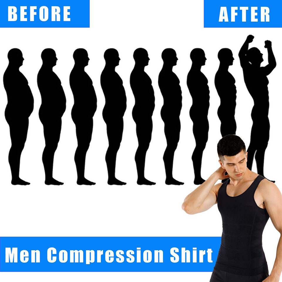 Sculptcore Men's Body Shaper Compression Ionic Shaping Shirt Slimming Tank Top gallery
