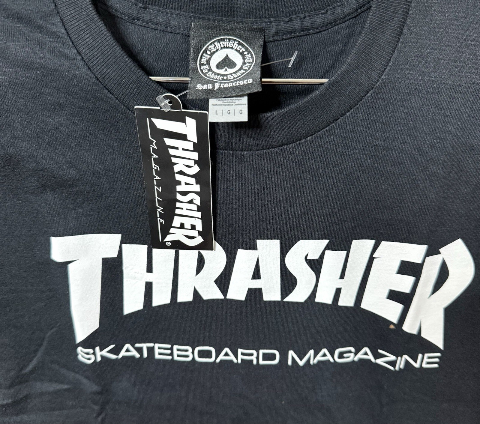 Thrasher Skate Mag T-Shirt Black Size Large gallery