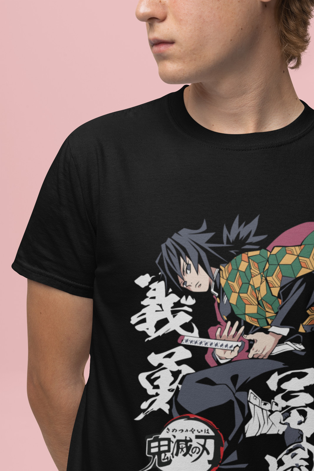 Demon Slayer Shirt Tomioka Giyu Tshirt Tanjiro T-Shirt Muzan Doma Kokushibo Tee gallery