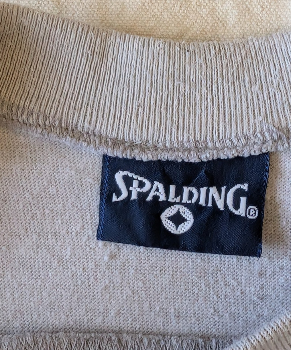Vintage 80s 90s Spalding Men's Single Stitch Raglan Baseball Tee Size LG USA gallery
