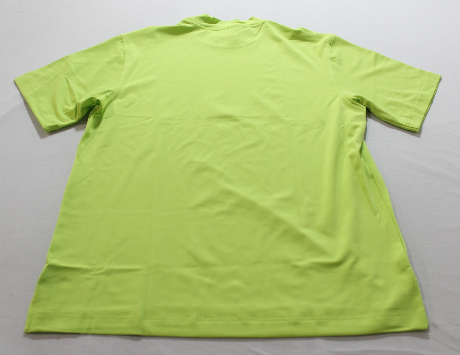 Monterey Club Men's Solid Dry Swing Mock Shirt CN6 Apple Green Large NWT gallery