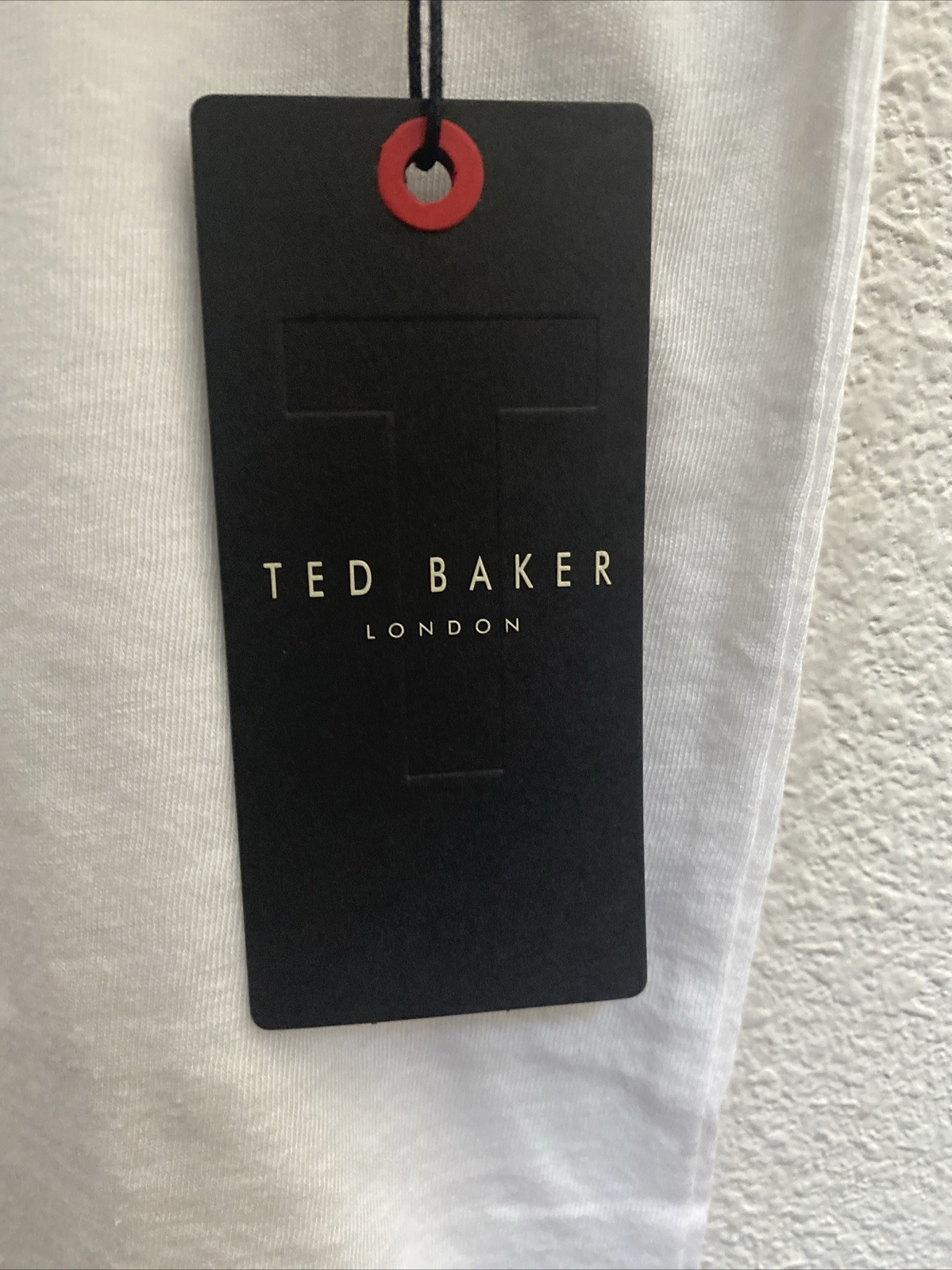 NEW Ted Baker Men's T Shirt White Short Sleeve Crew Neck NWT $39.00 XL gallery