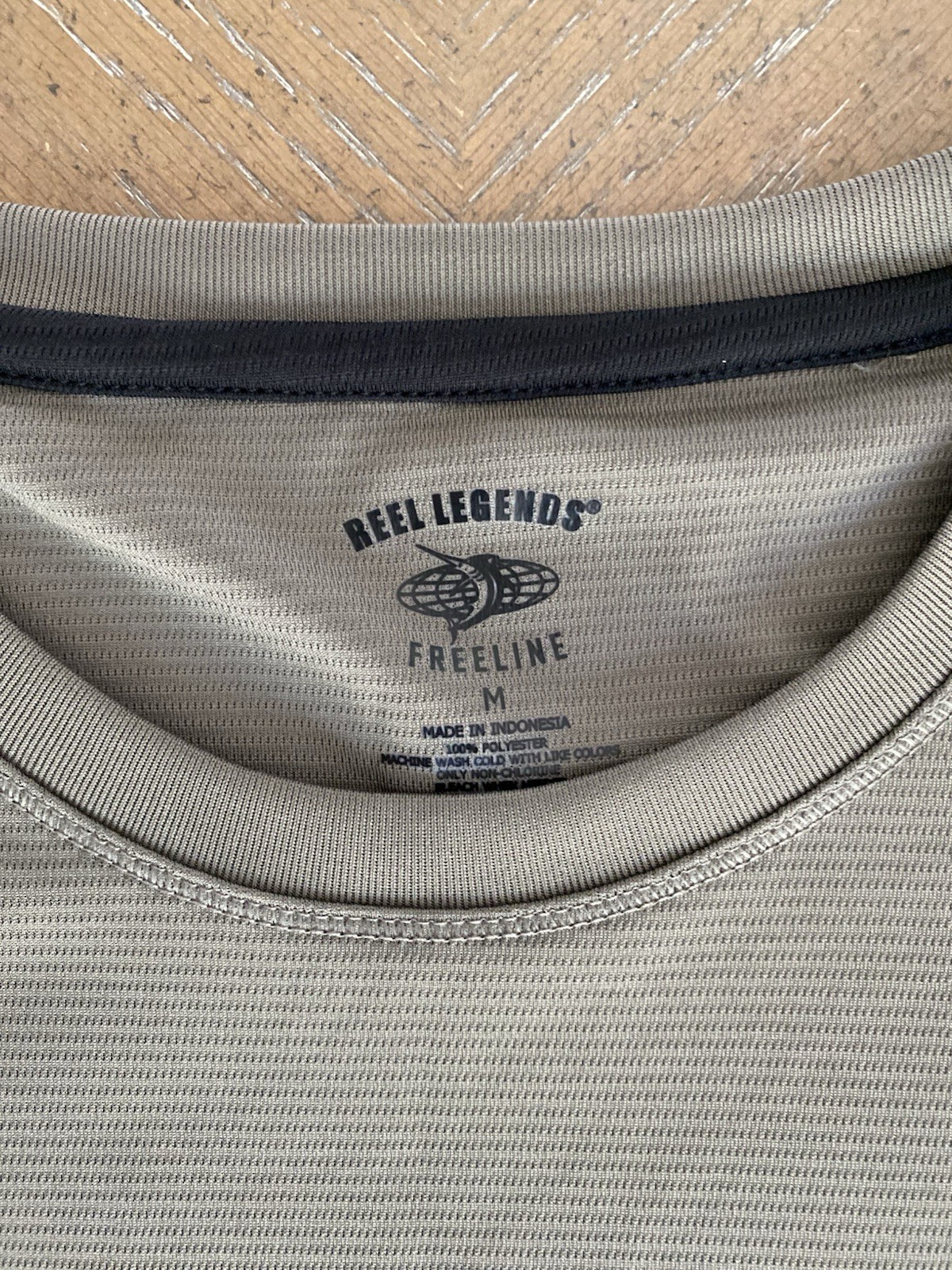 Reel Legends Freeline Mens Short Sleeve Performance Fishing Shirt UPF 30 Medium gallery
