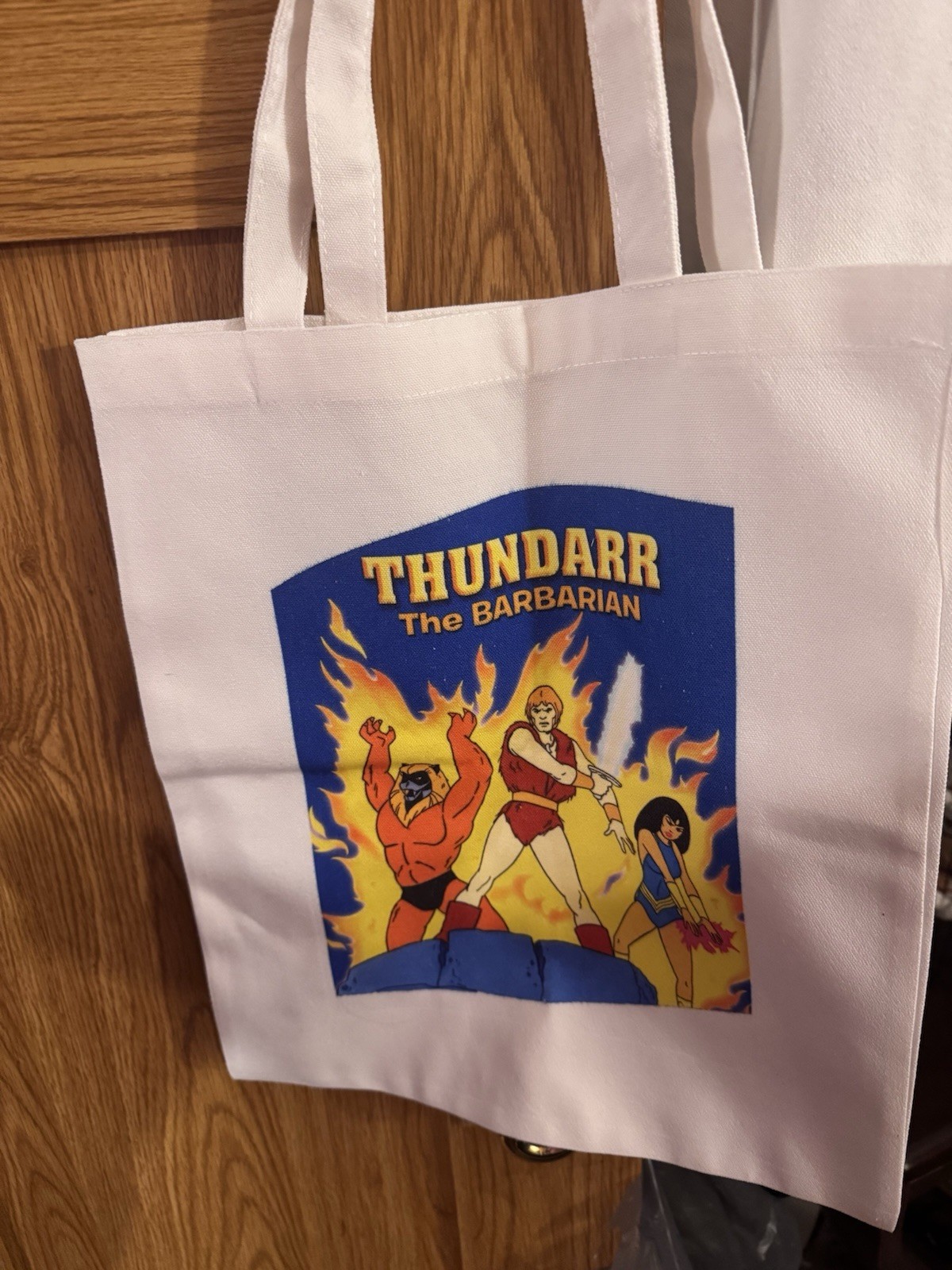 Thundarr the Barbarian tote bag