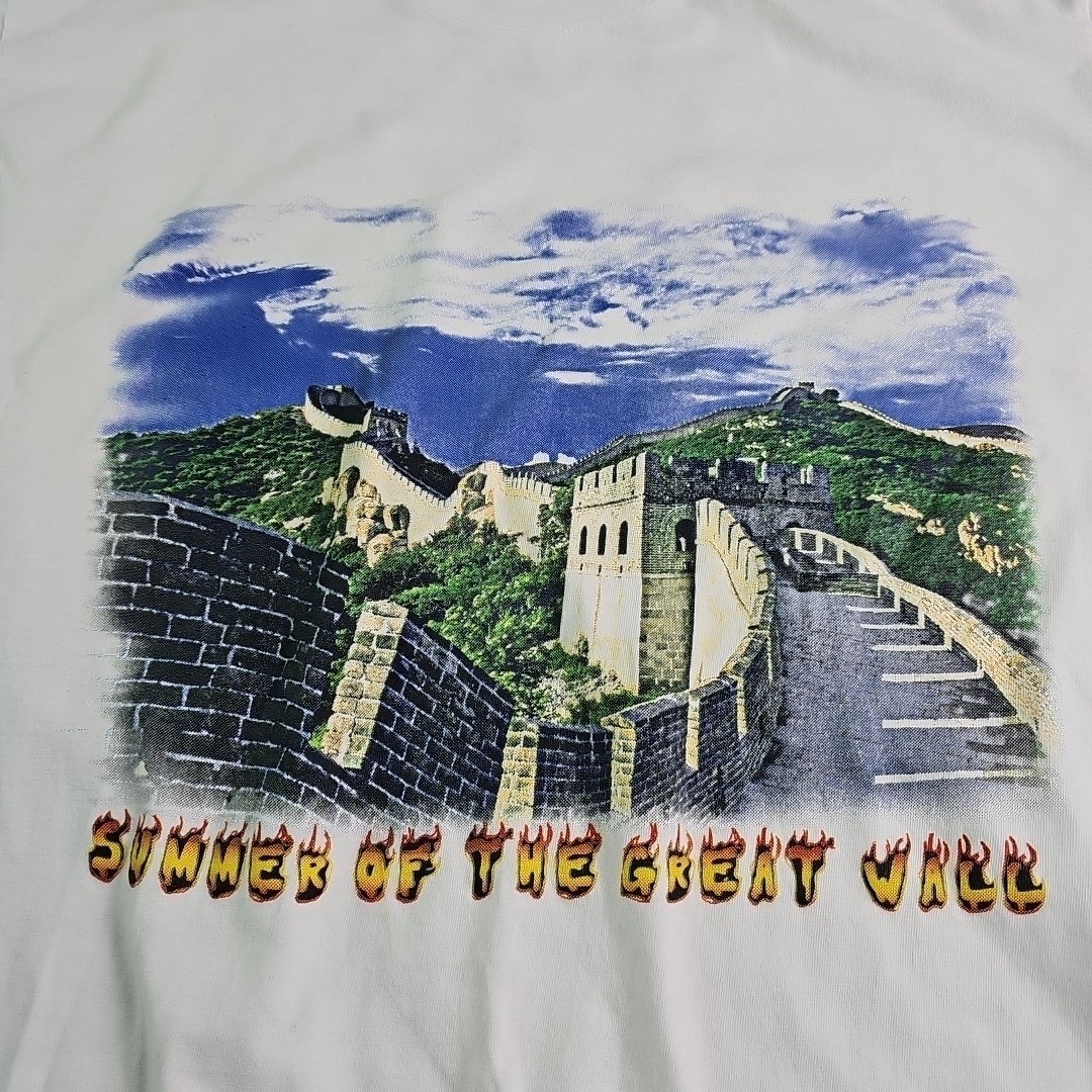 Vintage 80s Great Wall Of China Chinese Dragon Asian Culture Shirt Size XL Logo gallery