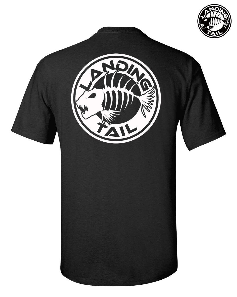 Landing Tail t shirt short sleeve men’s saltwater apparel ocean cotton fishing